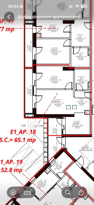 De vânzare Apartament 2 camere –Skyline Shopping City [Gyerko Zita - 0750259209]