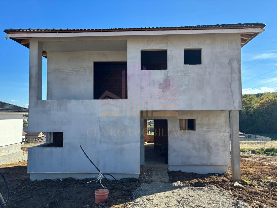 De vanzare casa nou construita semifinisata Corunca, Mures