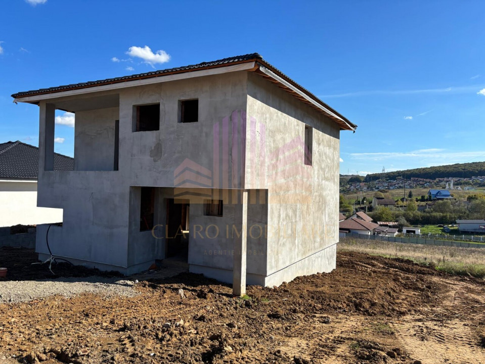 De vanzare casa nou construita semifinisata Corunca, Mures